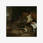 Still Life with Fowl and Fruits by Melchior d'Hondecoeter - thumbnail_0_nf_66b0f1a11000f9bb7f31f60f